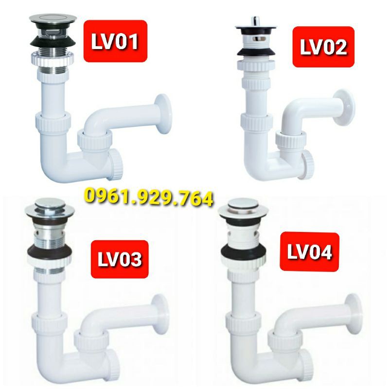 BỘ XẢ LAVABO NHỰA HÙNG ANH (C.H.A)