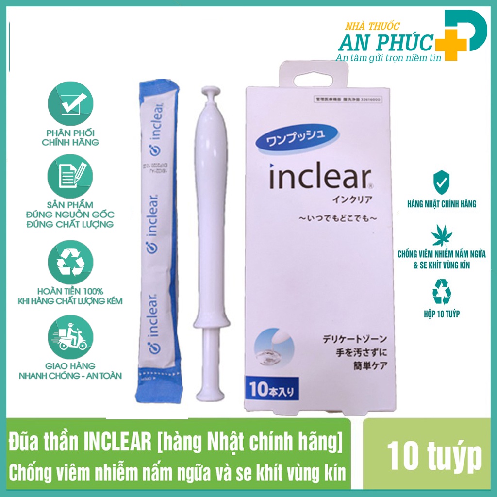 [Hàng Nhật] Đũa thần Inclear - Dung Dịch Vệ Sinh Phụ Nữ Và Se Khít Vùng Kín - Lẻ 1 tuýp