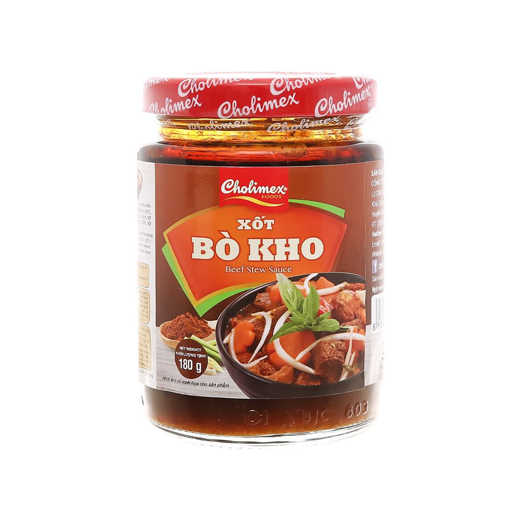 Xốt bò kho Cholimex hũ 180g