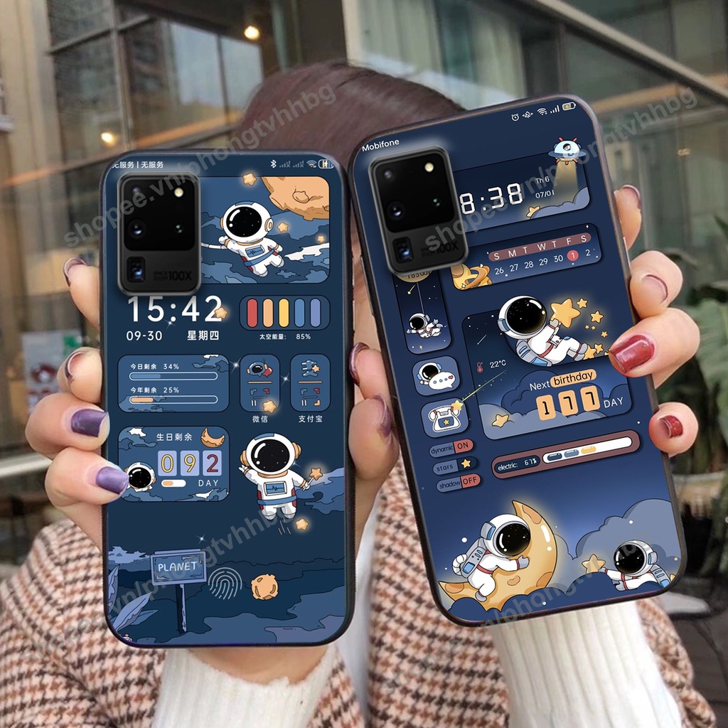 Ốp lưng Samsung S20 / S20 Plus / S20+ / S20 FE / S20 Ultra phi hành gia hoạt hình 3D cute giá rẻ