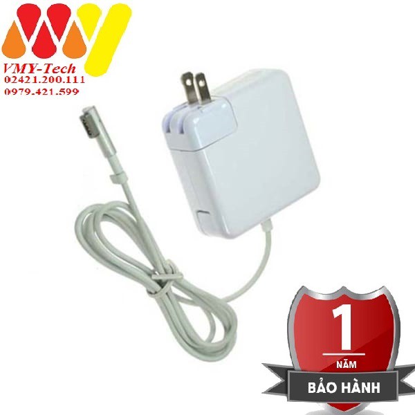 Sạc Macbook 60W - Đời 2010 MagSafe 1 A1181, A1184, A1185, A1278, A1280, A1330, A1342, A1344 (Chân Chữ L)