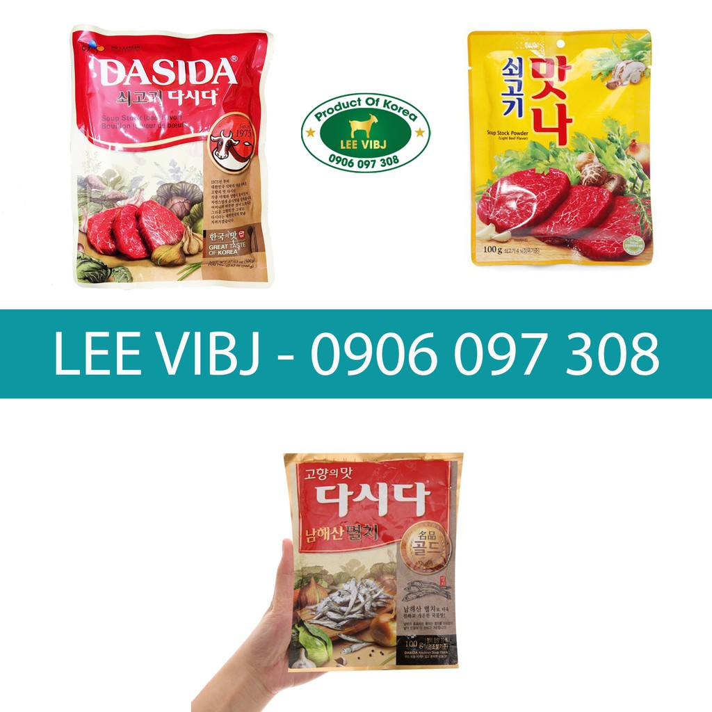 Hạt Nêm Dasida Hàn Quốc 100 Gam