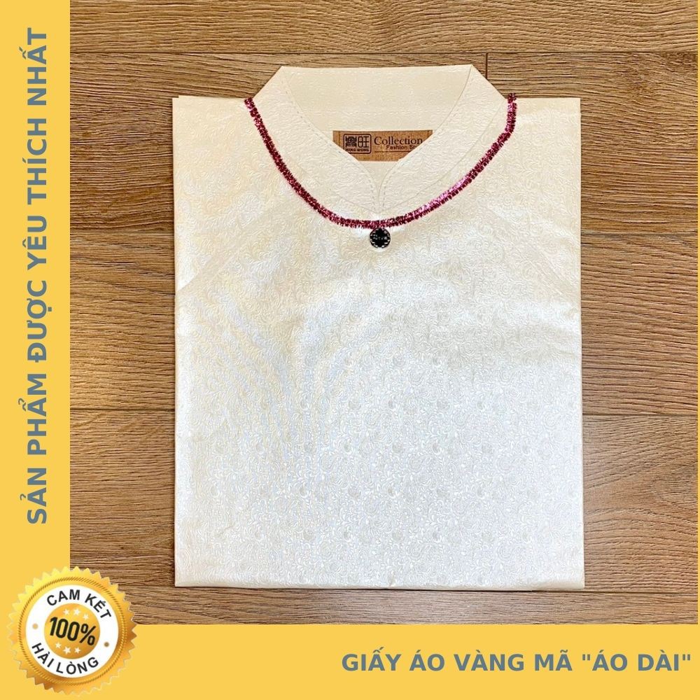 Giấy Áo Vàng Mã "Áo Dài" Cúng Bà - Loại Cao Cấp - Thương Hiệu Đồ Cúng Chú Sa Di Hoan Hỉ