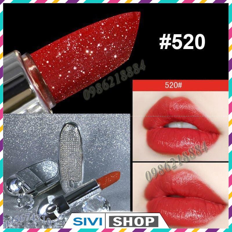 Son lì HOJO Princess đính hạt lấp lánh kèm gương sang chảnh