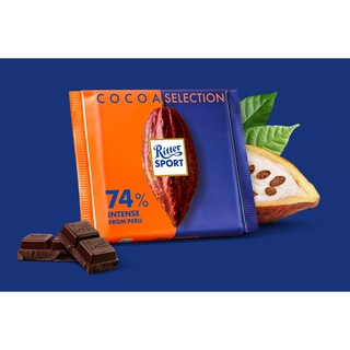 Socola đen 74% cacao Ritter Sport 100g