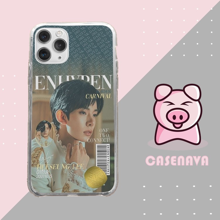 Ốp Lưng enhypen border carnival heeseung Case cho Iphone 5 6 7 8 Plus 11 12 Pro Max X Xr KORPOD00080