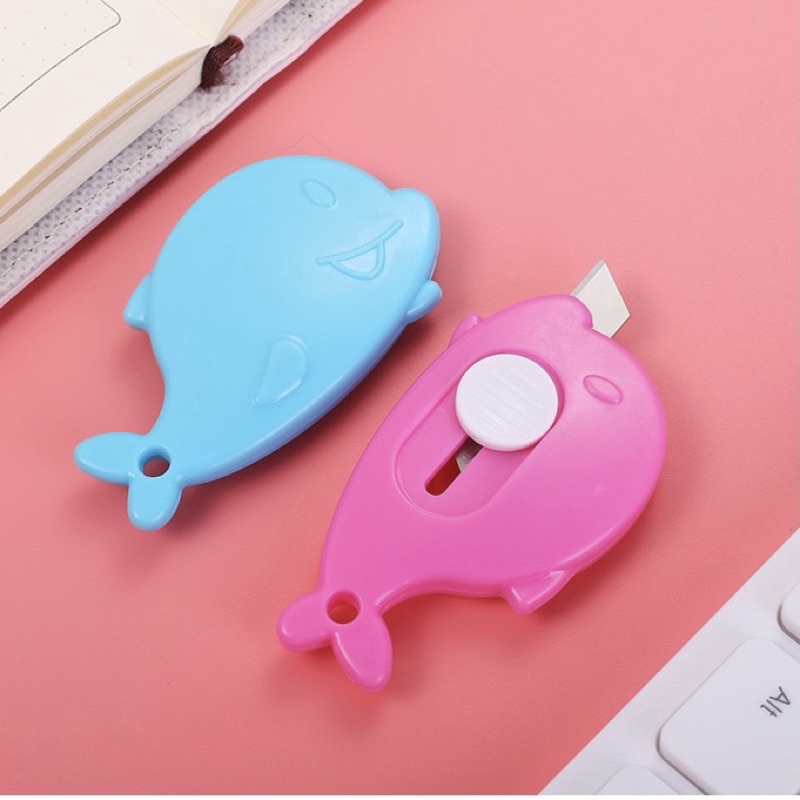 Dao rọc giấy mini sử dụng tiện lợi hình con cá-PK007