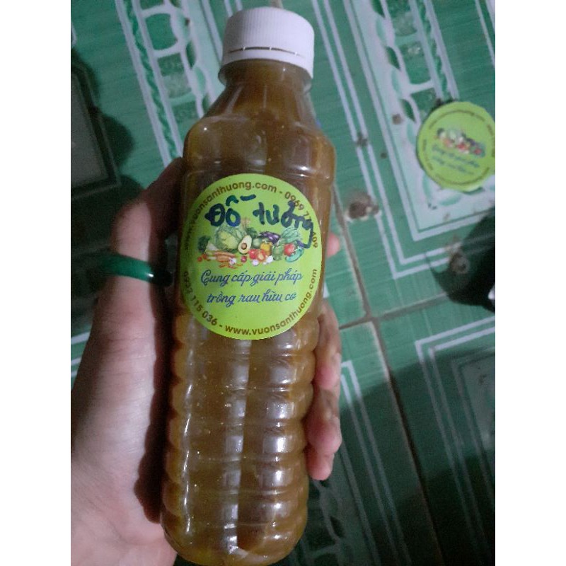 Phân Đỗ Tương (Đậu Nành) Đã Ủ Chai Gần 350ml, Lên Men Cây Có Thể Hấp Thụ Nhanh, Đạm Cao Trong Các Phân Hữu Cơ