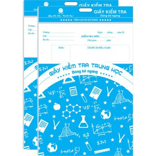 Giấy kiểm tra cấp 2 hải tiến