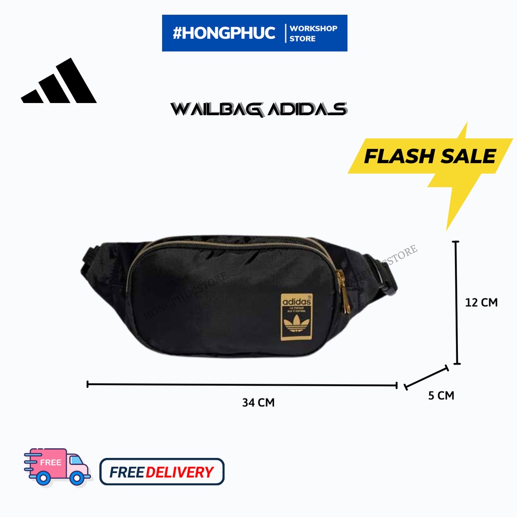 Túi đeo chéo nam nữ chồng nước 3 Waistbag Gold GF3200 - Full tem tag [ XƯỞNG CHUYÊN SĨ ]