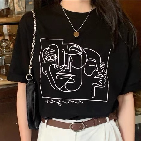 Set Chân Váy Midi Beo + Áo thun nữ Pull màu đen | BigBuy360 - bigbuy360.vn