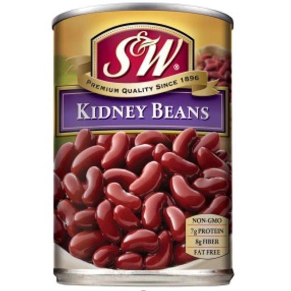 Đậu Thận (Đậu Đỏ Tây) S&amp;W KIDNEY BEANS – hộp 439g