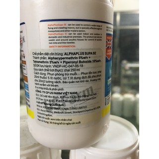 Diệt muỗi ALPHAPLUS SUPASE (250ML)