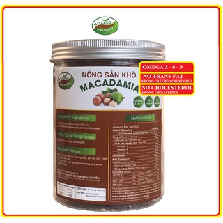 Hạt Macca Úc nứt vỏ 🌾  𝘽𝙍𝘼𝙉𝘿 𝙉𝙊𝙉𝙂 𝙎𝘼𝙉 𝙆𝙃𝙊 🌾  Hạt dinh dưỡng Mắc ca Nông Sản Khô 250gr