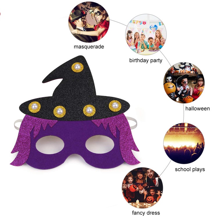 [Magpie] Mặt Nạ Mắt Có Đèn Led Phát Sáng Hóa Trang Halloween