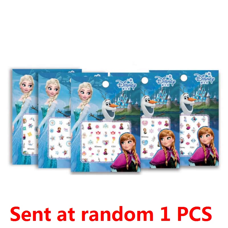 Miếng Dán Trang Trí Móng Tay Họa Tiết Công Chúa Disney Xinh Xắn