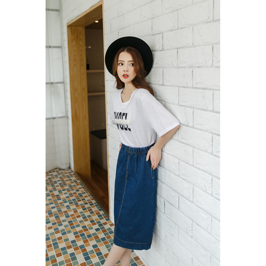 Nhập WAMS8 giảm 15%_ [Hàng có sẵn]Chân váy Jeans Ulzzang Quảng Châu VJD20 | BigBuy360 - bigbuy360.vn