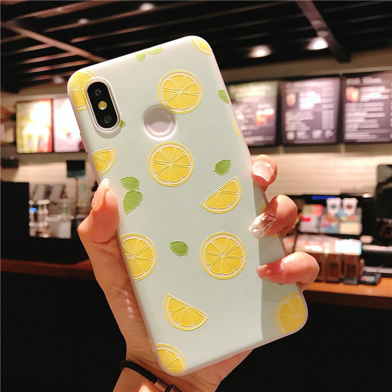 Ốp lưng Samsung A70 A50 A50S A30S A10 A7 2018 S20 S20+ S10 S10+ S9 S9+ S8 S8+ Note 20 Ultra 10 9 8 Pro Plus Lite Lemon&amp;orange Soft TPU Case