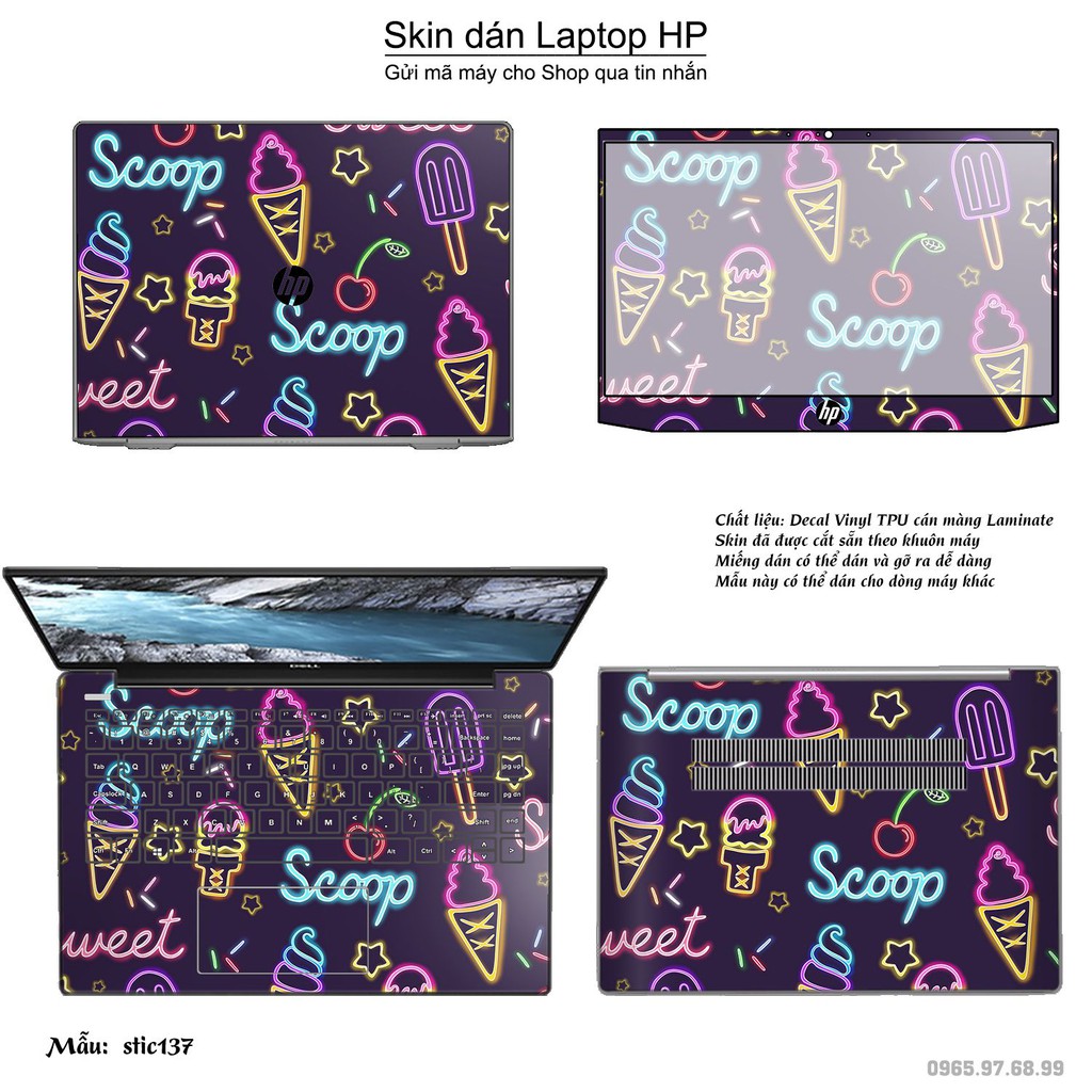 Skin dán Laptop HP in hình Hoa văn sticker _nhiều mẫu 23 (inbox mã máy cho Shop)