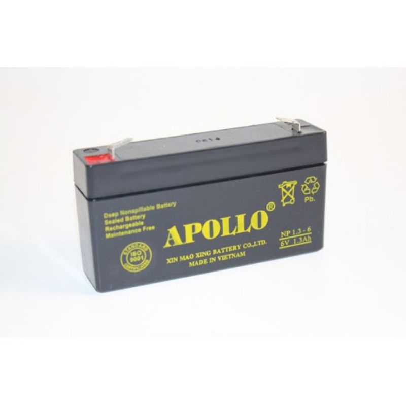 Bình Acqui 6V 1.3Ah dùng cho cân điện tử. Thay cho cân KD-TBED, DS6000 , AND602 , FRH. DS302.  VB302B...