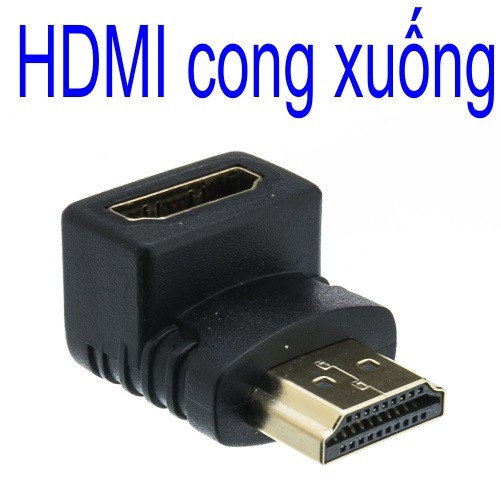 [Mã ELFLASH3 hoàn 10K xu đơn 20K] Đầu nối HDMI đổi góc 90 (chữ L)