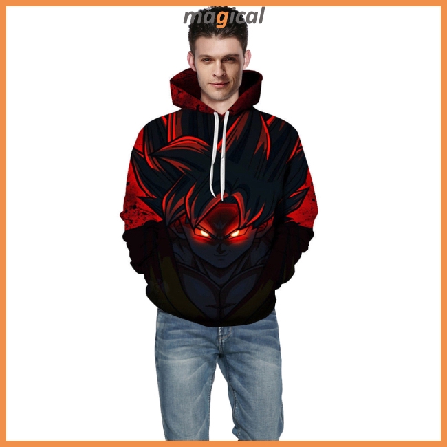 Áo hoodie Unisex in hình 3D Dragon Ball