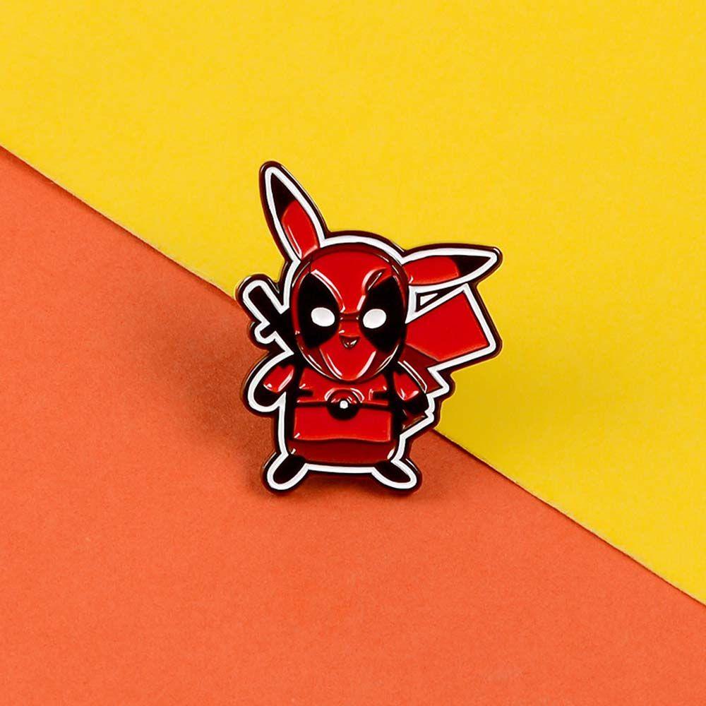 Ghim Cài Áo Hình Nhân Vật Deadpool Dễ Thương