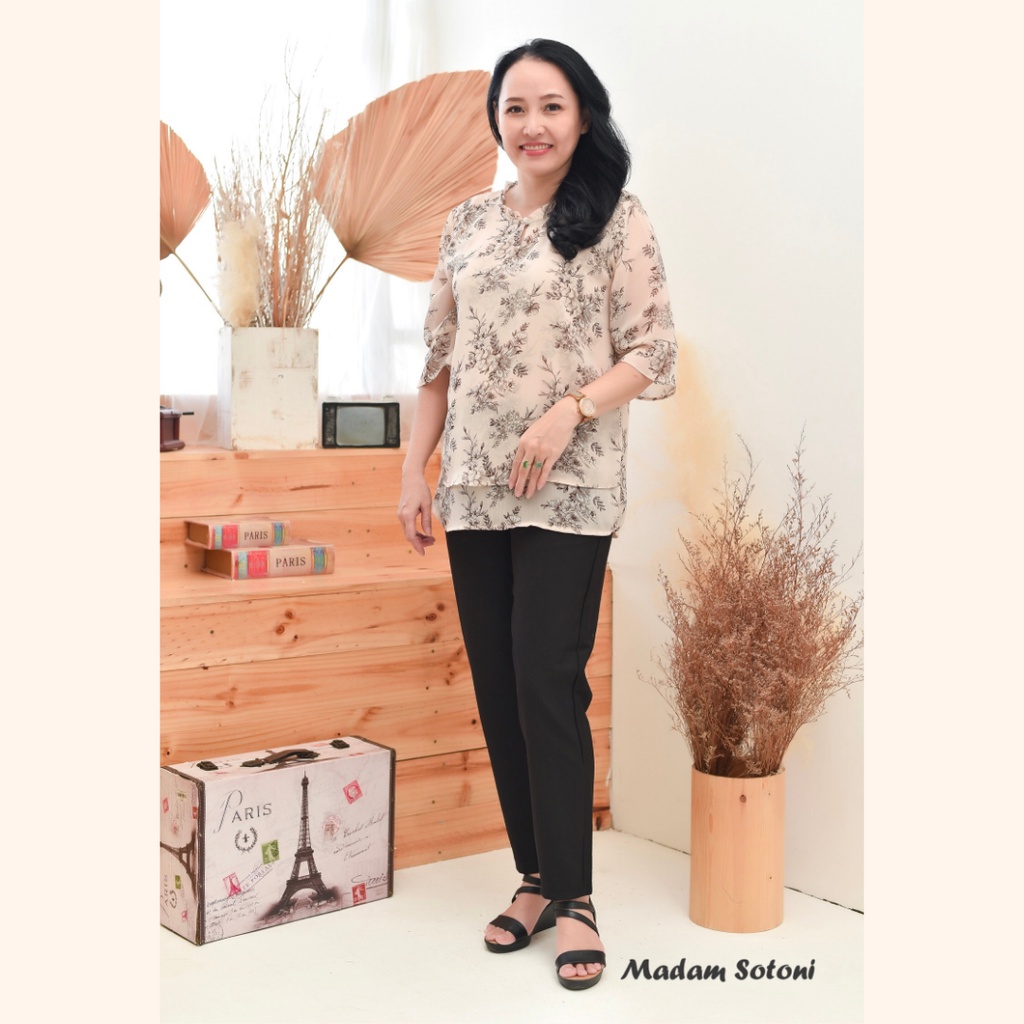 Madam Sotoni - Thời trang trung niên - Áo kiểu nữ trung niên - VKBX137
