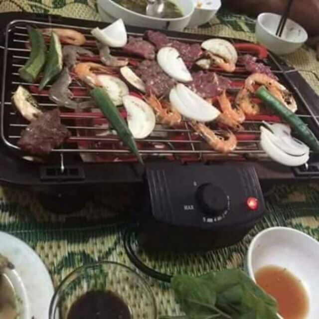 Bếp nướng bbq không khói,Bếp nướng điện không khói Electric Barbercue Grill,,,