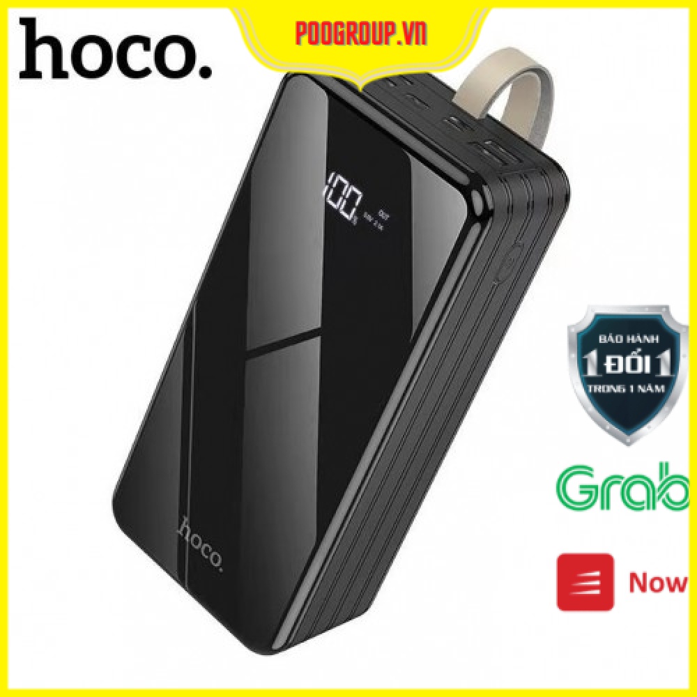 Pin Sạc dự phòng Chính Hãng Hoco DB11 50000mAh Cực Khủng Có Màn Hình và Đèn Pin Poggroup