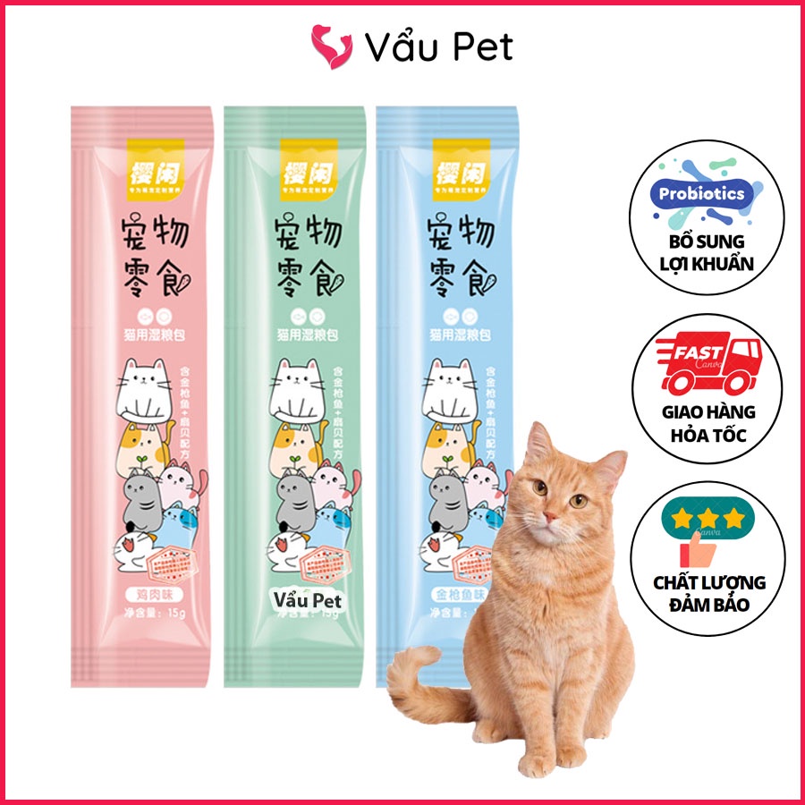 Súp Thưởng Cho Mèo Shizuka Thanh 15g - Súp Thưởng Mèo_Petlover