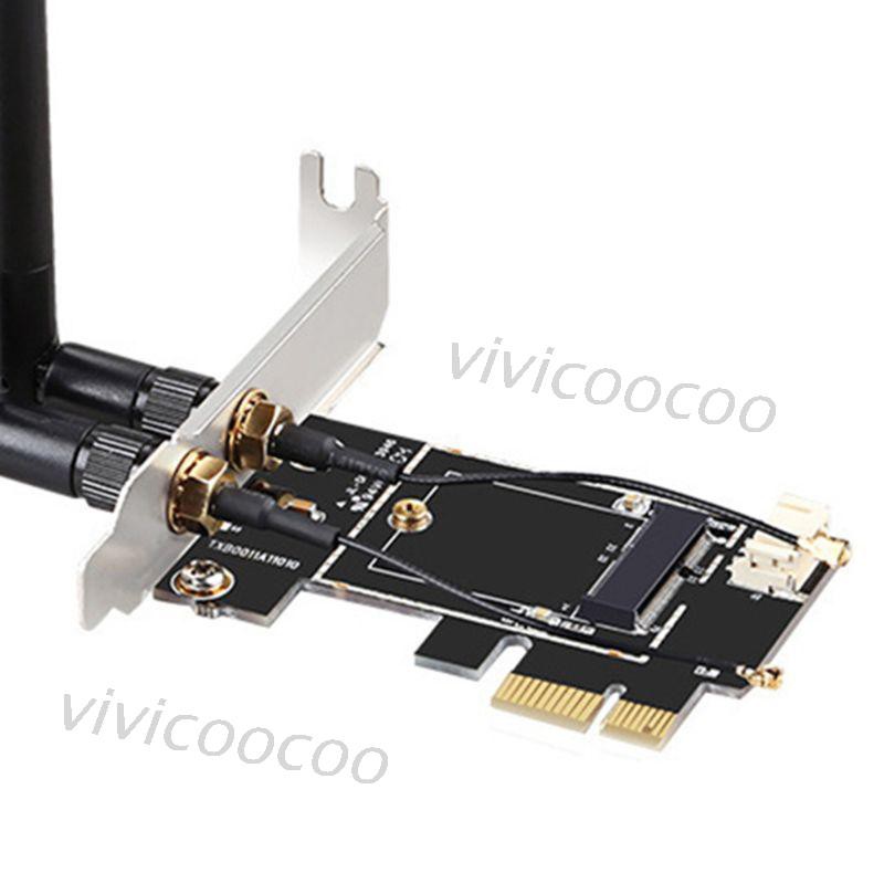 Card Chuyển Đổi Không Dây Sang Pcie-1X Sang Ngff-Ekey Pcie Laptop Pc Wifi Wlan