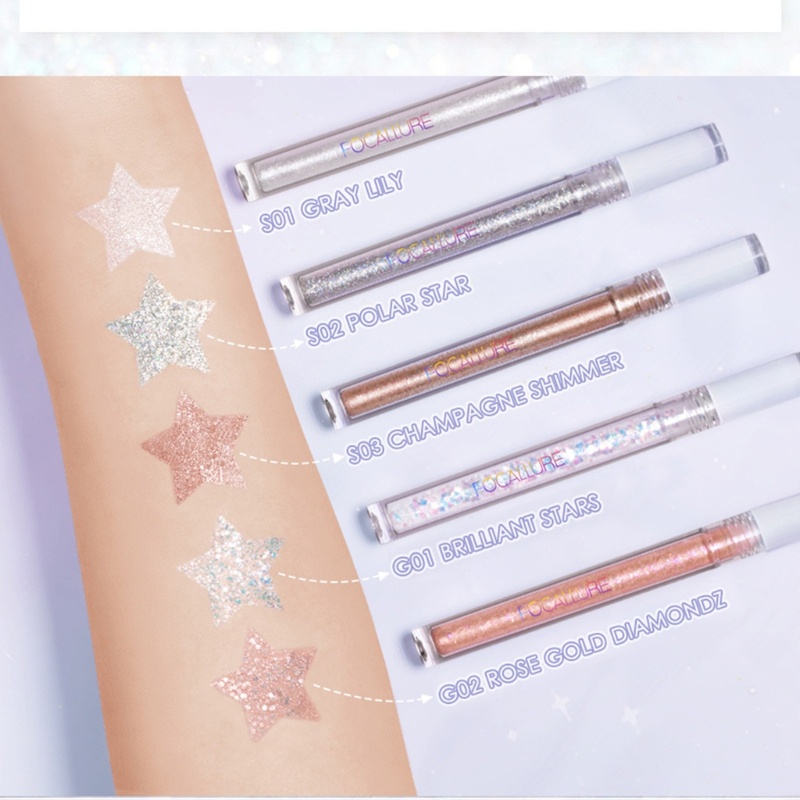 Phấn Mắt Có Nhũ Lấp Lánh Lâu Trôi Độ Lên Màu Cao YOUYO