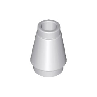 Gạch lắp ghép chính hãng Hình nón 1 x 1 có nút  / Part 4589b: Cone 1 x 1 with Top Groove