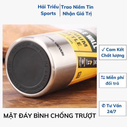 Bình giữ nhiệt 1500ml bằng inox, Ly giữ nhiệt 1500ml  Hải Triều Sports Momo 247