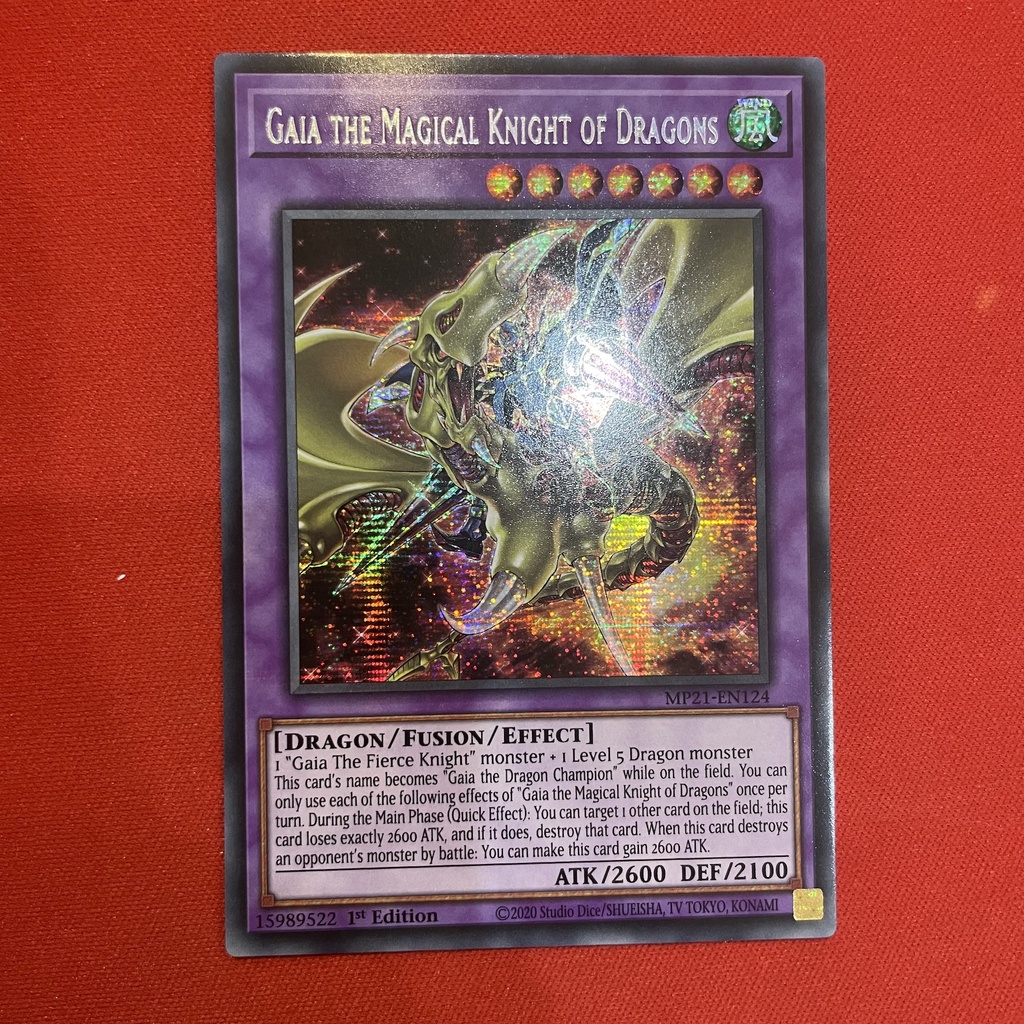 [EN-JP][Thẻ Bài Yugioh Chính Hãng] Gaia The Magical Knight Of Dragons