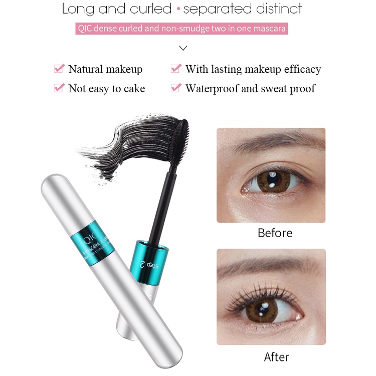 Mascara 4D hai đầu kháng nước chuốt mi cong vút dày và dài hơn hiệu quả
 | BigBuy360 - bigbuy360.vn