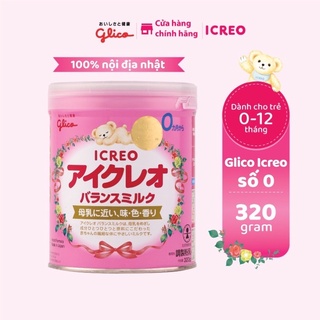 Thanh lý sữa bột glico icreo số 0 lon 320g