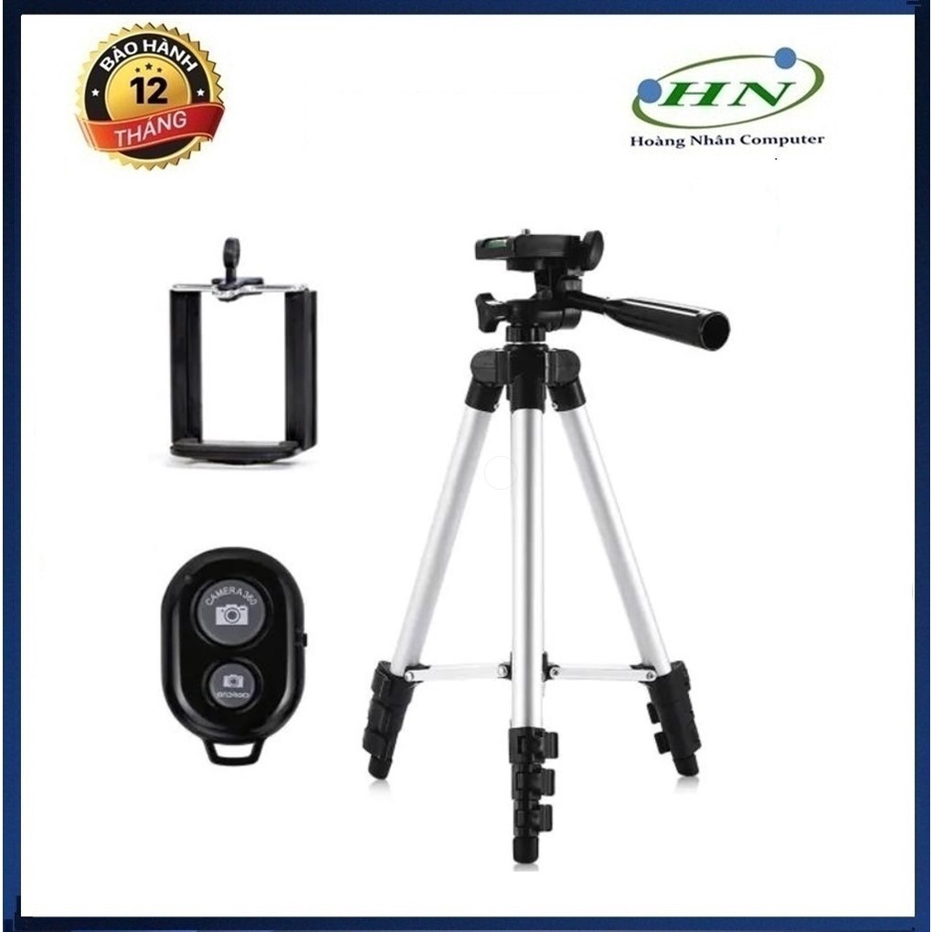 Combo Tripod 3110 + Lens 3 trong 1 + Nút Remote Bluetooth