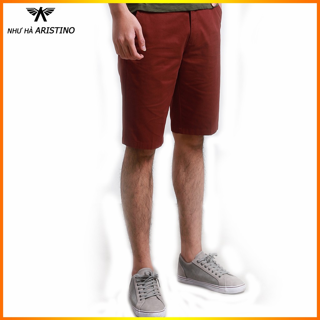 Quần Short Kwin Kso005s8 Màu Đỏ Đô -Regular có 29/30/31/32