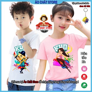 (Nhiều Màu) Áo thun in hình Gia Đình Kun nông dân siêu phàm siêu đẹp | Áo Kun Family cho bé trai | bé gái KUN06