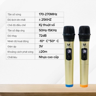 [GIAO HỎA TỐC]Micro Không dây cao cấp ONTEKCO E6 / E6S / MV02/Best Soud V-W003A hát karaoke,chuyên dùng cho Amply, loa