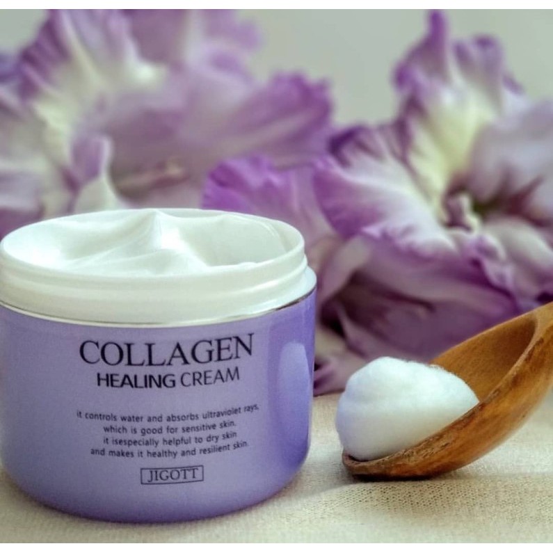 Kem dưỡng da chuyên sâu Jigott Collagen Healing Cream 100ml
