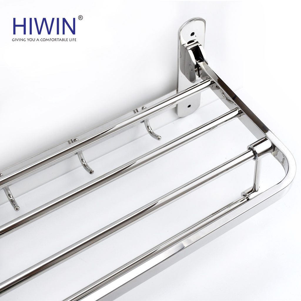 Giàn treo khăn, giá treo khăn di động inox 304 cao cấp HIWIN Y-012