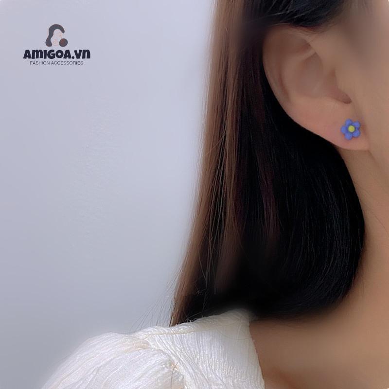 ✨✨Bông Tai Hình Hoa Nhỏ Và Đơn Giản Dễ Thương Cho Nữ