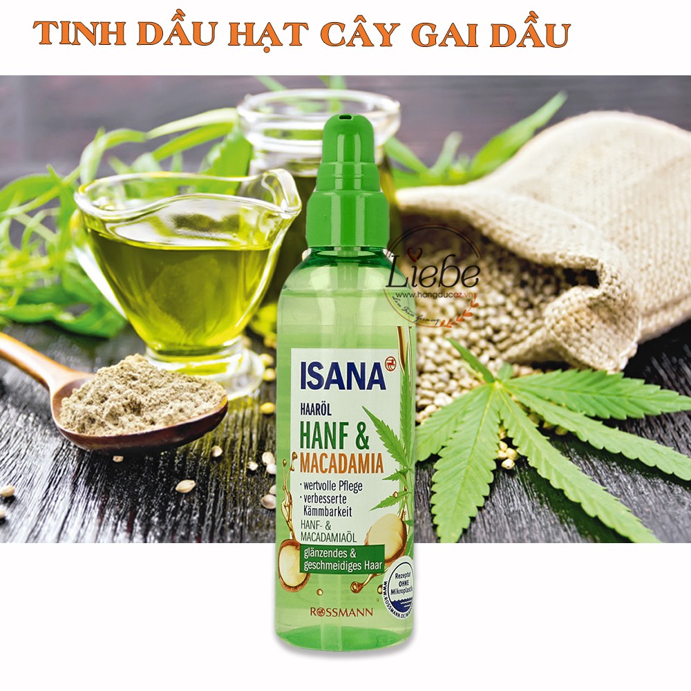Tinh dầu dưỡng tóc Isana 100ml