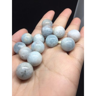 Hạt tròn Aquamarine - Handmade