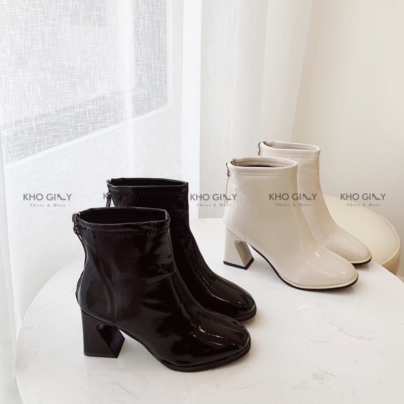 Boots Lửng bóng gót vát B005 | BigBuy360 - bigbuy360.vn