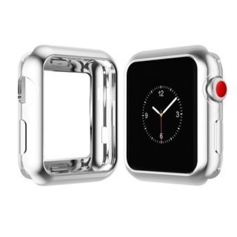 [FULL BOX] Ốp Viền Silicon Mạ Bóng cho Apple Watch series 6/5/4/3/2/1