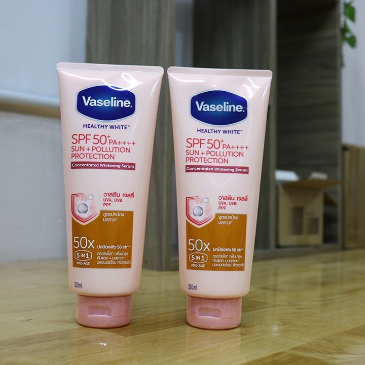 Sữa dưỡng thể Vaseline Perfect Serum 50X (tuýp 320ml)